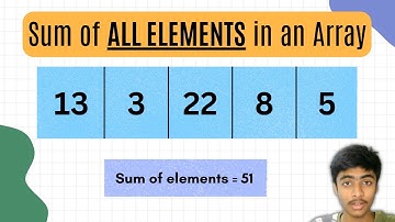 The sum of array elements in Java