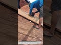 Straight Cutting Long Wooden Boards Using a Circular Saw | Efficient Woodworking Technique.