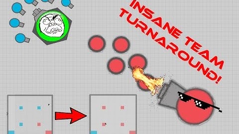 DIEP.IO // INSANE SOLO TEAM TURN-AROUND // SPRAYER vs RANGER