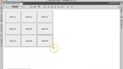 Java Swing GridLayout Demo