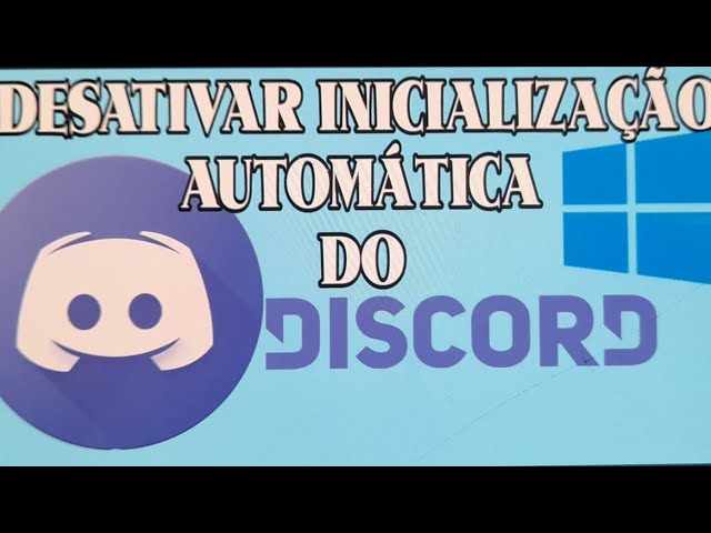 Como evitar que o DISCORD inicie com o Windows - Softwares