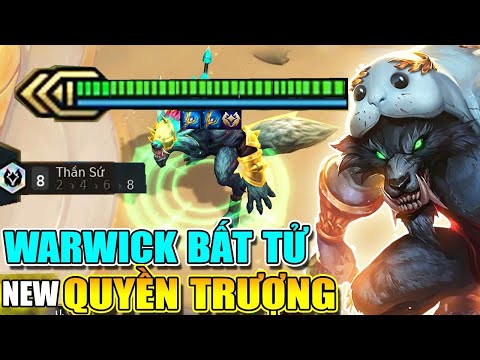 WARWICK 3 SAO + 8 THẦN SỨ ? THẦN CẨU GÁNH TEAM HỒI MÁU NHƯ H.A.C.K