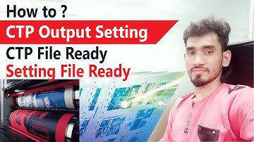 Leaflet/ Brochure Plate/CTP Output Setting in Illustrator for Printing/ Ctp plate setting