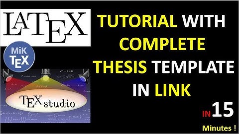 How to write thesis using LATEX Template