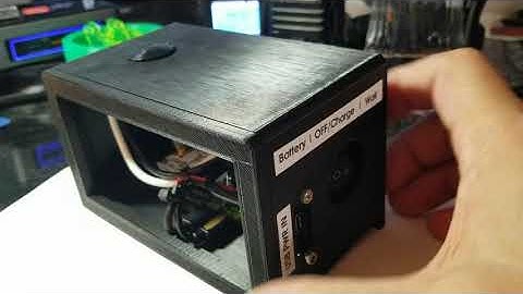 Portable ZumSpot running on battery  all in one design