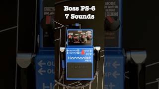 Pedal Demo - Boss PS-6 Harmonist #guitarpedals #bosspedals #pitchshifter