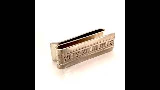 TIFFANY u0026 CO ESTATE STERLING SILVER MONEY CLIP 36 GRAMS TIF116