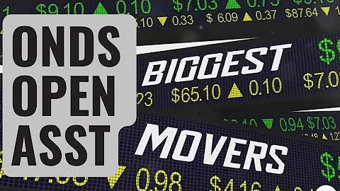 Not So Active OPEN, ONDS & ASST Stocks