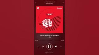 LANY- SIGN OF THE TIMES (Spotify)