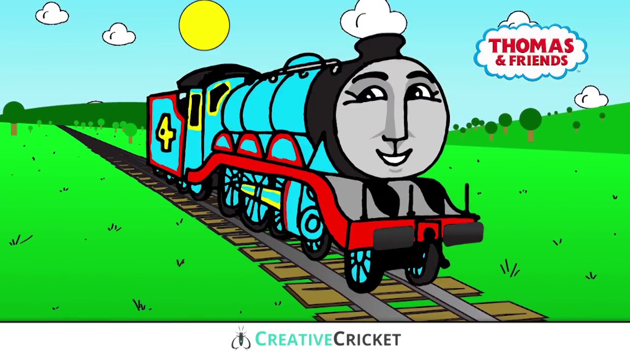 How to Draw Thomas and Friends Step by Step Gordon the Big Engine ...