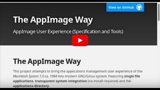 The Appimage Way, A complete AppImage user experience