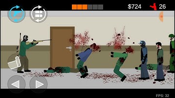 Flat Zombies: Corridors Full Gameplay