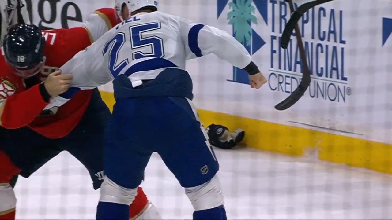 Sam Lafferty Drops The Gloves With Jeffrey Viel, Lafferty Receives 10-Minute Misconduct Penalty