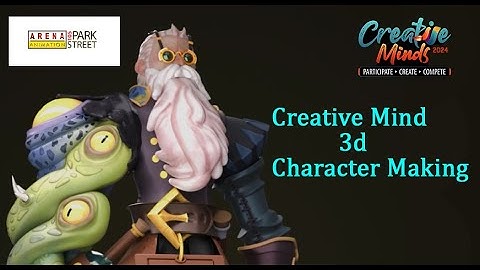 3D Character Design | Creative Minds 2024 | By Soumendra Mohan Ray