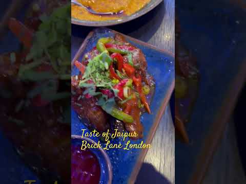 MY VISIT TO THE TASTE OF JAIPUR RESTAURANT AT BRICK LANE (BANGLATOWN) IN LONDON 🇬🇧