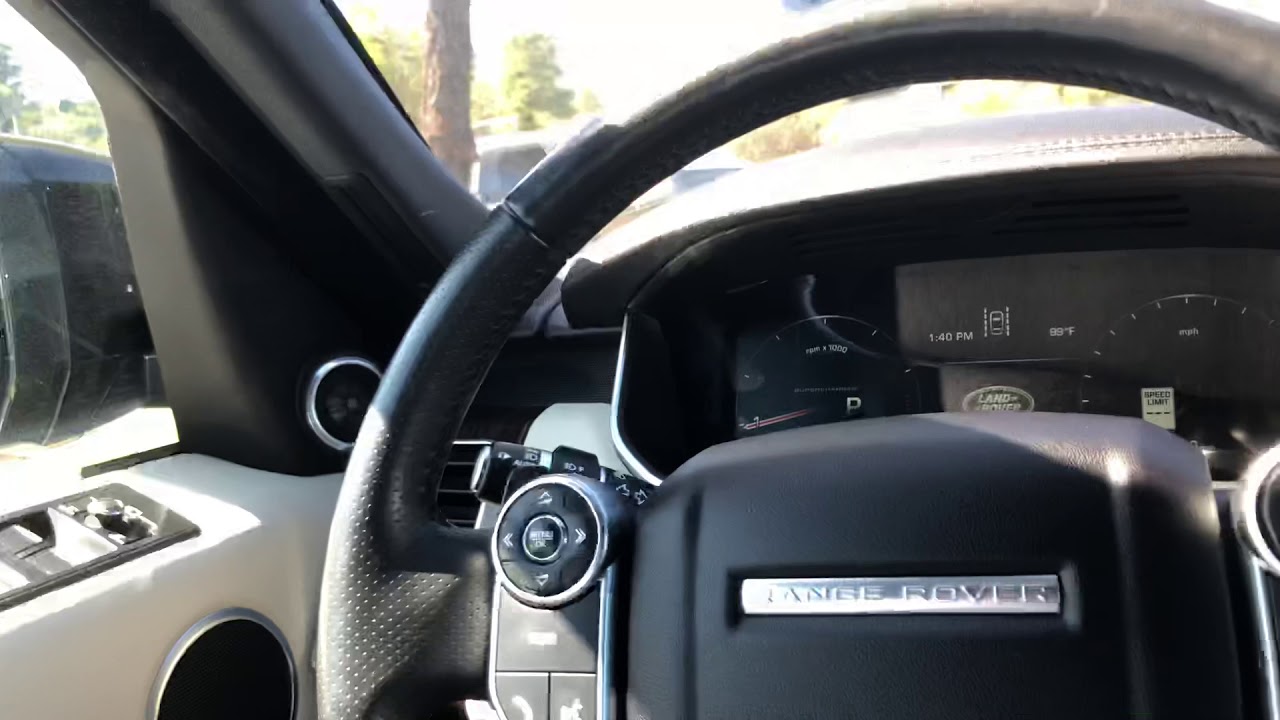 Canceling Navigation Route using voice commands on a Land Rover Range ...