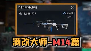 《三角洲行动》我用200万的M14挑战满改大师：这次能稳过《绝密》吗🔥