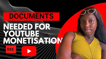 Documents Needed for YouTube Monetization | AdSense Setup for Beginners 2025