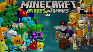 MCPE PvZ 1.0.1| Download  Minecraft Bedrock Addon