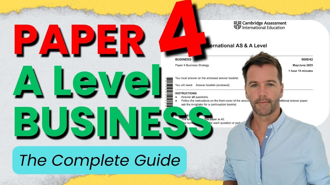 Paper 4 Business Strategy - A level Business 9609