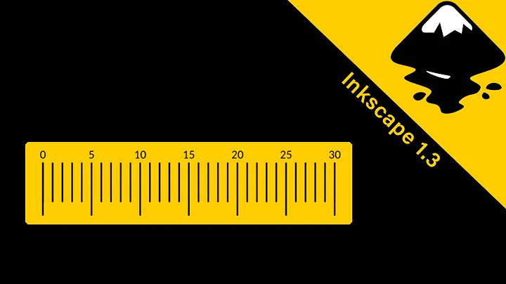 Create a Ruler in Inkscape