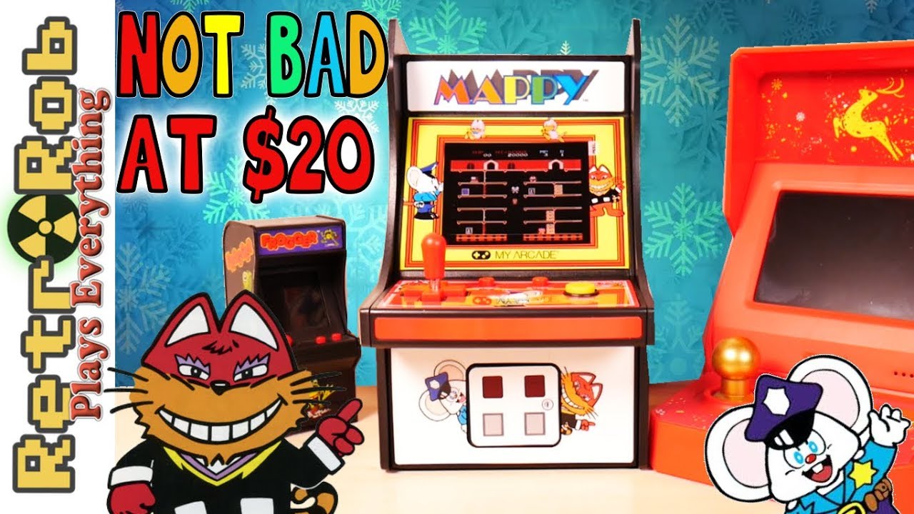 My Arcade Mappy Mini Arcade Unboxing Gameplay And Thoughts Youtube