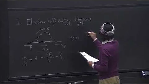 QED & Renormalization Extra Course   Lecture 2