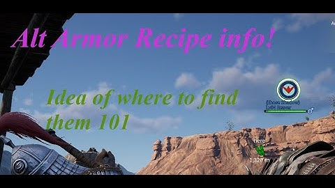 How to find the Alt Armor Recipes! - Myth of Empires!
