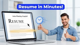 Write Resumes/CV with ChatGPT in Minutes! screenshot 3
