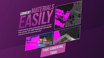 Unity Asset | SRP Material Converter | HDRP to URP, HDRP to Built-in & more !