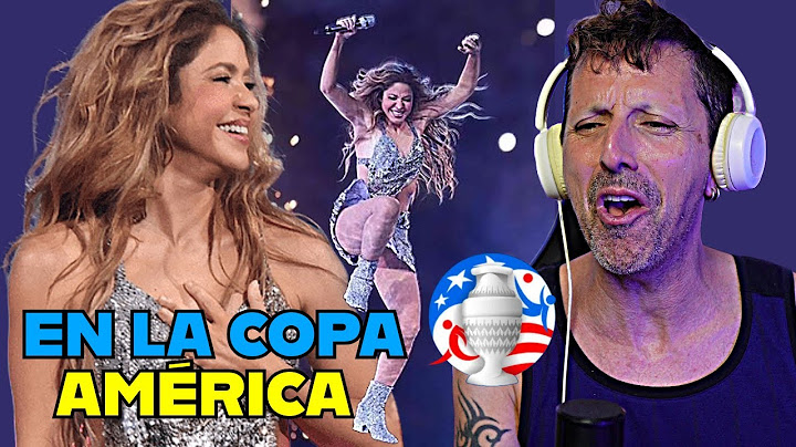 SHAKIRA LO VUELVE A HACER | ESPECTACULAR SHOW en la final de COPA AMÉRICA | CANTAUTOR REACCIÓN
