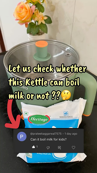 Can we boil milk in electric kettle ? | Agaro electric kettle | boiling milk in electric kettle