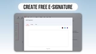 How to Create a Free Electronic Signature for a PDF