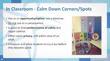 Calming Corners in the Classroom