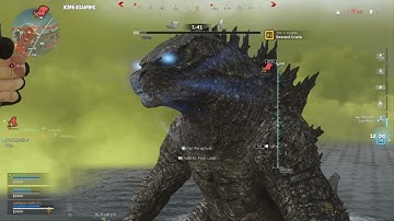 Call Of Duty Warzone Godzilla VS Kong Close Up And Attacks Operation Monarch