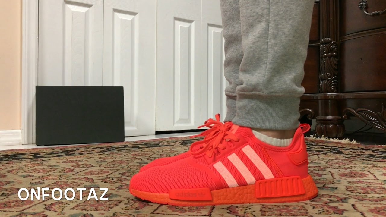 nmd r1 solar red