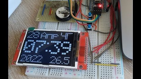 Часы с анимацией на STM32
