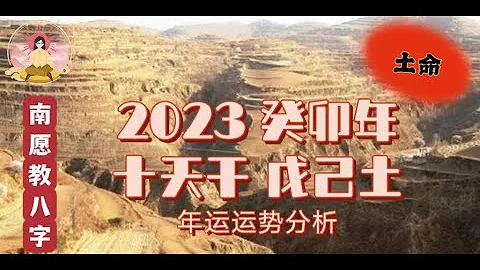 2023年 兔年🐰 癸卯年八字十天干具体运势🔥—土命篇：戊土⛰️己土 日主运势分析 （婚恋｜事业｜健康综合细致分析）｜南愿教你学八字 - 天天要闻