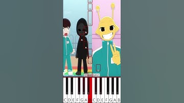 Squid Game x Sprunki | Squid Game (@tieanimation) - Octave Piano Tutorial