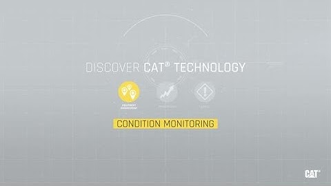 Cat® Construction Technology Condition Monitoring