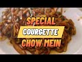 How to make a special courgette zucchini chow meinchowmein chinesefood cooking