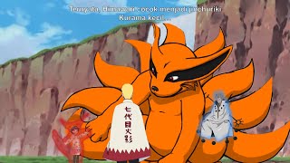 Kurama Terlahir kembali sebagai Biju kecil - Himawari menjadi jinchuriki kurama kecil ini