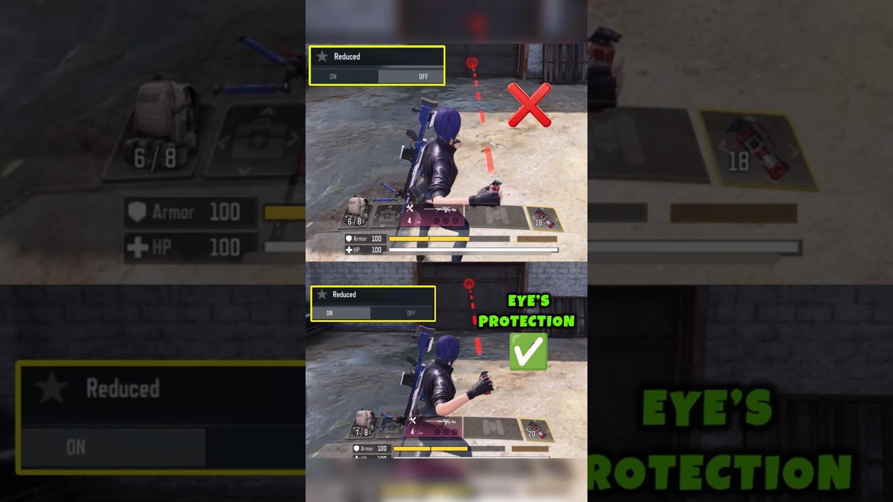 ✅Flashbang Grenade Reduced Setting in CODM BR💯 Codmobile Tips and Tricks 