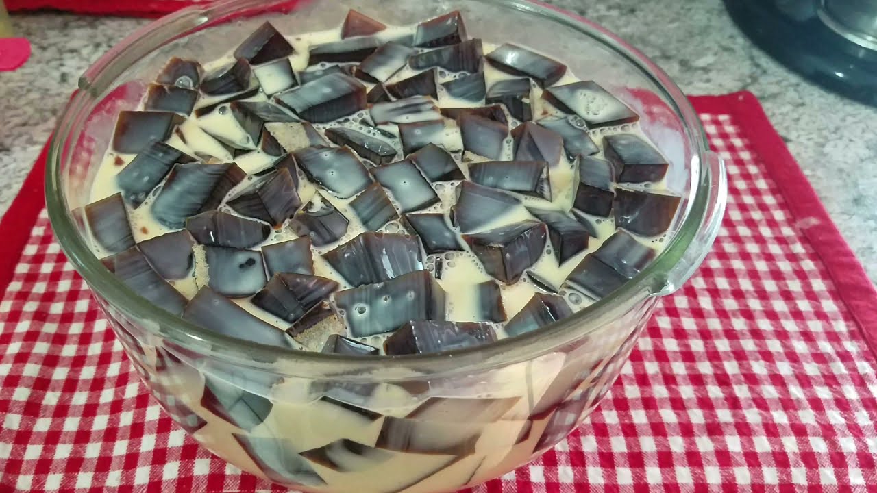 GELATINA DE CAFÉ CON ROMPOPE