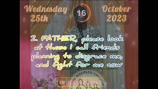 Future Today Prayers-for Wednesday 25th October 2023.