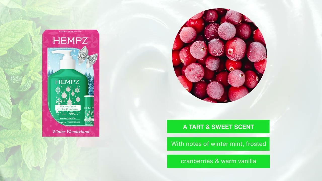 Winter Wonderland Winter Mint & Frosted Cranberry Moisturizing Lotion