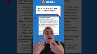 ✍️ What are AO1, AO2 and AO3 in A-Level Politics?