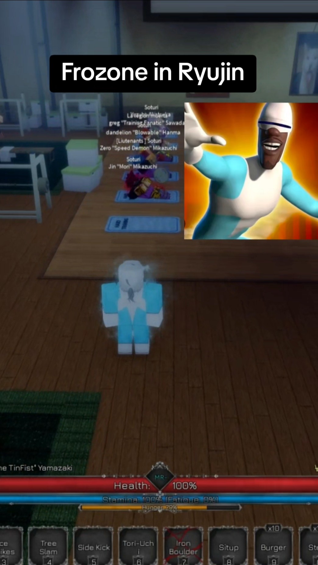 Frozone In Ryujin Roblox Roblox Ryujin YouTube Oardefault 