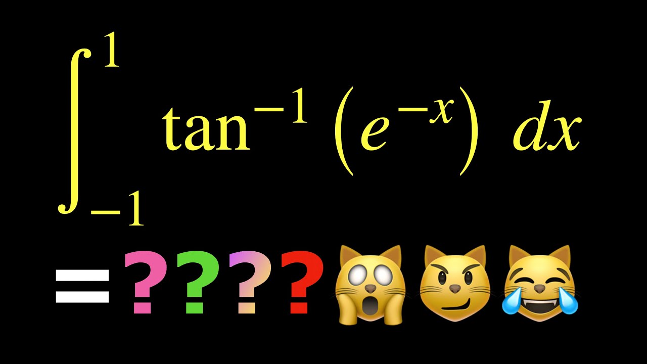 tan e Dx 1 1 Interesting Definite Integral Question But With tan-e-dx-1-1-interesting-definite-integral-question-but-with