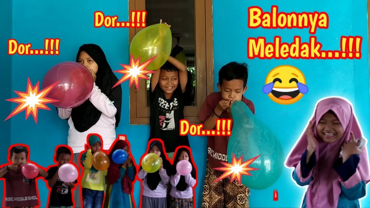 Lomba Meniup Balon || Rame-rame || Sampe Meledak || Seru Banget#.😂
